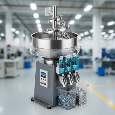 自動部品供給と分類 振動ボウルフィッダー 床に装着またはテーブルに装着 材料の分類のためのカスタムデザイン