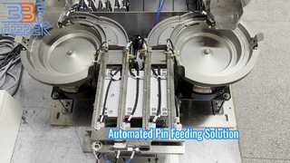 カスタマイズされた自動 304 ステンレス鋼電気コネクタ金属ピン振動ボウル フィーダー